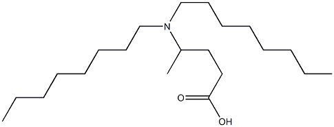  4-(Dioctylamino)valeric acid