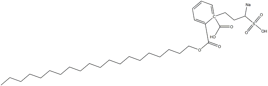 Phthalic acid 1-icosyl 2-(3-sodiosulfopropyl) ester Structure