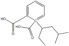 (+)-フタル酸水素1-[(S)-1-イソブチルプロピル] 化学構造式