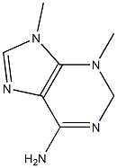 3,9-Dihydro-3,9-dimethyl-2H-purin-6-amine 结构式