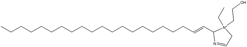 1-Ethyl-2-(1-henicosenyl)-1-(2-hydroxyethyl)-3-imidazoline-1-ium Structure