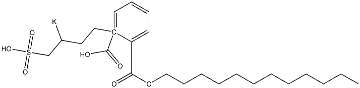 Phthalic acid 1-dodecyl 2-(3-potassiosulfobutyl) ester|