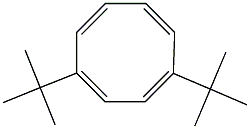 1,4-ジ-tert-ブチルシクロオクタ-1,3,5,7-テトラエン 化学構造式