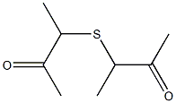 Bis(1-methyl-2-oxopropyl) sulfide Structure