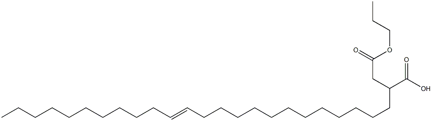 2-(13-Tetracosenyl)succinic acid 1-hydrogen 4-propyl ester Structure