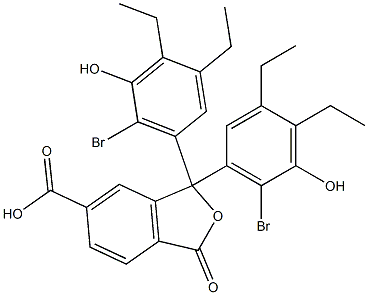  1,1-Bis(6-bromo-3,4-diethyl-5-hydroxyphenyl)-1,3-dihydro-3-oxoisobenzofuran-6-carboxylic acid