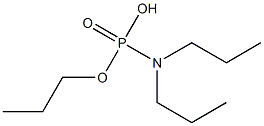 N,N-ジプロピルアミドりん酸水素プロピル 化学構造式