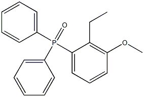 (2-Ethyl-3-methoxyphenyl)diphenylphosphine oxide 结构式