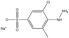 3-Chloro-4-hydrazino-5-methylbenzenesulfonic acid sodium salt