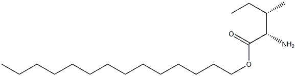 DL-Isoleucine myristyl ester Structure