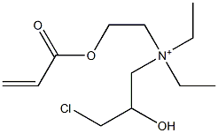 3-Chloro-N,N-diethyl-2-hydroxy-N-[2-[(1-oxo-2-propenyl)oxy]ethyl]-1-propanaminium