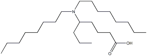 5-(Dioctylamino)octanoic acid 结构式