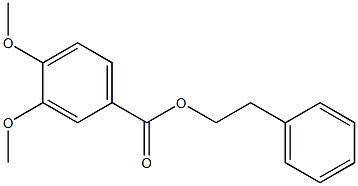 3,4-Dimethoxybenzoic acid [2-phenylethyl] ester