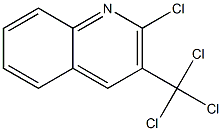 2-クロロ-3-(トリクロロメチル)キノリン 化学構造式