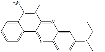 5-Amino-9-(diethylamino)-6-iodobenzo[a]phenothiazin-7-ium|