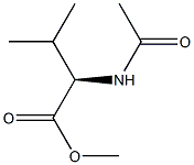 N-Acetyl-D-valine methyl ester Structure