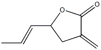 5-(1-Propenyl)-4,5-dihydro-3-methylenefuran-2(3H)-one 结构式