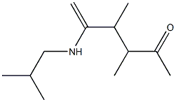  3,4-Dimethyl-2-[isobutylamino]-1-hexen-5-one