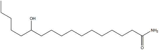 12-ヒドロキシヘプタデカンアミド 化学構造式