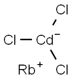 トリクロロカドミウム酸ルビジウム 化学構造式