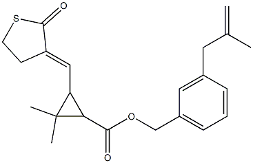  3-[[(3E)-2-Oxothiolan-3-ylidene]methyl]-2,2-dimethylcyclopropanecarboxylic acid 3-(2-methyl-2-propenyl)benzyl ester