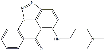 5-[3-Dimethylaminopropylamino]-6H-[1,2,3]triazolo[4,5,1-de]acridin-6-one