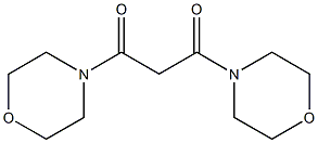 1,3-Dimorpholinopropane-1,3-dione Struktur