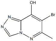 7-Bromo-6-methyl-s-triazolo[4,3-b]pyridazin-8-ol,,结构式