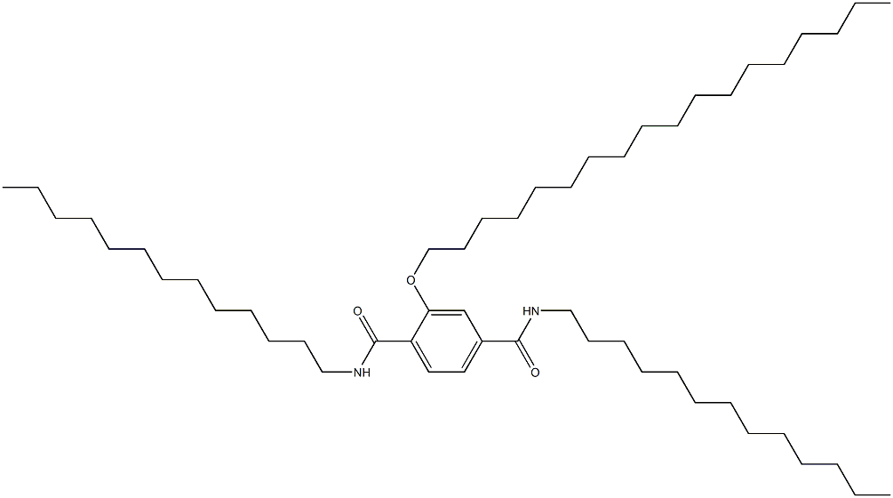 2-(Octadecyloxy)-N,N'-ditridecylterephthalamide 结构式