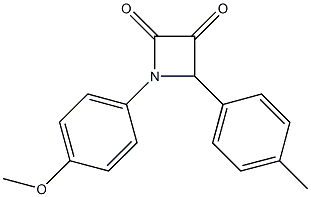 4-(p-Methylphenyl)-1-(p-methoxyphenyl)azetidine-2,3-dione