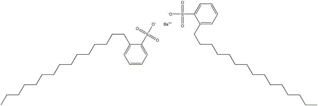 Bis(2-pentadecylbenzenesulfonic acid)barium salt Struktur