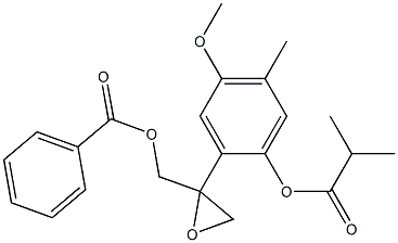 2-[2-(Benzoyloxymethyl)oxiranyl]-4-methoxy-5-methylphenol 2-methylpropanoate