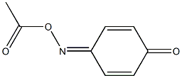 4-Acetyloxyimino-2,5-cyclohexadien-1-one Structure