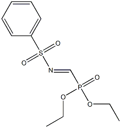 (N-Phenylsulfonyliminomethyl)phosphonic acid diethyl ester