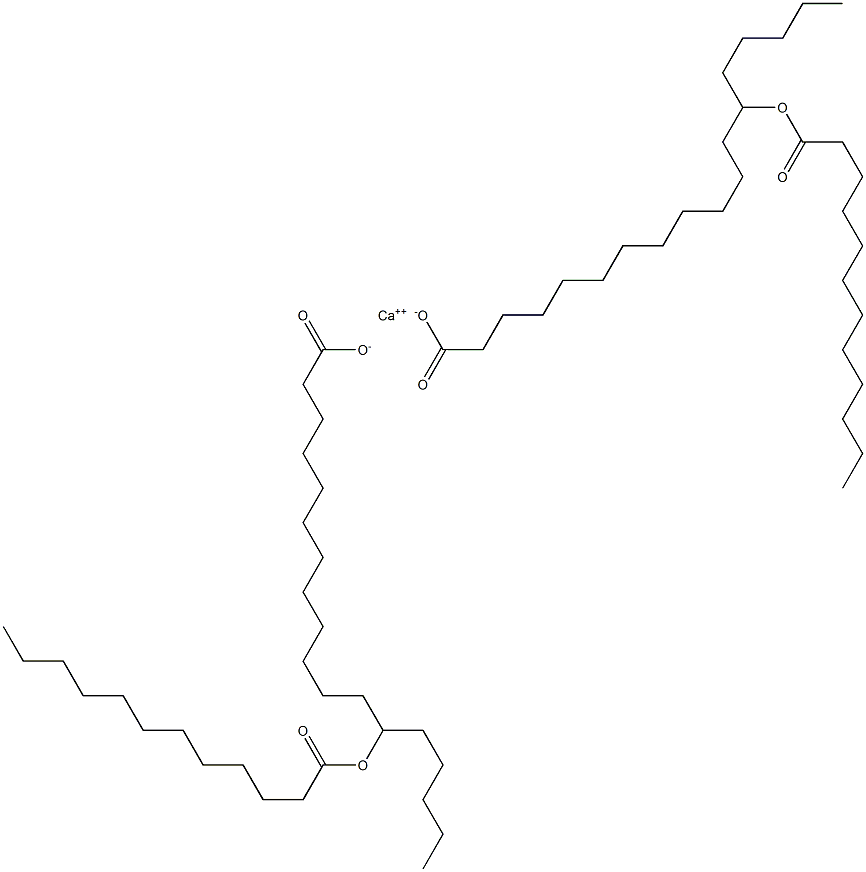 Bis(13-dodecanoyloxystearic acid)calcium salt