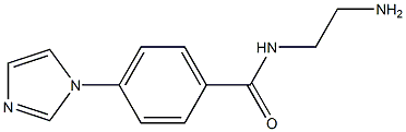 4-(1H-Imidazol-1-yl)-N-(2-aminoethyl)benzamide 结构式
