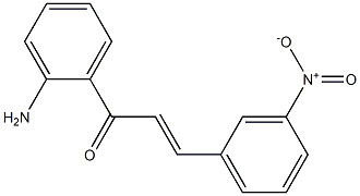 2'-Amino-3-nitro-trans-chalcone 结构式