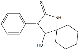 2-Phenyl-1-hydroxy-2,4-diazaspiro[4.5]decane-3-thione Struktur