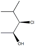(2S,3R)-3-クロロ-4-メチル-2-ペンタノール 化学構造式