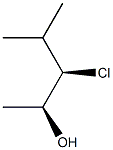 (2S,3R)-3-Chloro-4-methyl-2-pentanol Structure