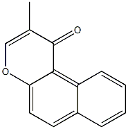 2-Methyl-1H-naphtho[2,1-b]pyran-1-one Structure