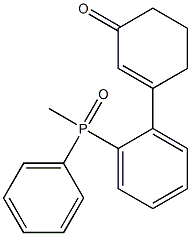 (3-Oxo-1-cyclohexen-1-yl)methyldiphenylphosphine oxide Structure