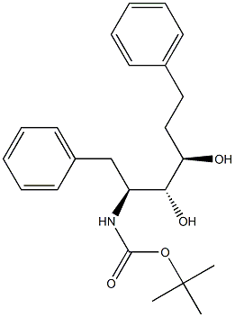  N-[(1S,2R,3R)-1-Benzyl-2,3-dihydroxy-5-phenylpentyl]carbamic acid tert-butyl ester