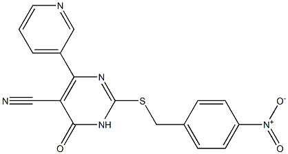 6-(3-Pyridinyl)-5-cyano-2-(4-nitrobenzyl)thiopyrimidin-4(3H)-one