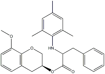 (S)-2-(2,4,6-Trimethylphenylamino)-3-phenylpropanoic acid 8-methoxychroman-3-yl ester