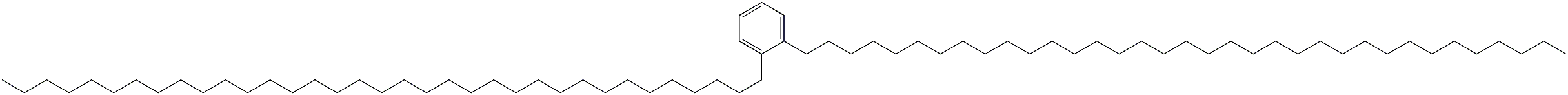 1,2-Di(pentatriacontan-1-yl)benzene,,结构式