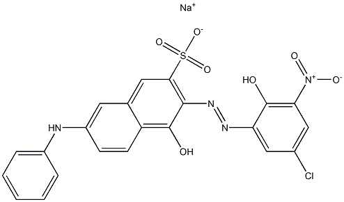 3-[(5-Chloro-2-hydroxy-3-nitrophenyl)azo]-4-hydroxy-7-(phenylamino)-2-naphthalenesulfonic acid sodium salt