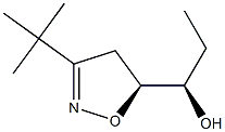 (5S)-5-[(1R)-1-ヒドロキシプロピル]-3-tert-ブチル-2-イソオキサゾリン 化学構造式