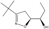 (5S)-5-[(1R)-1-Hydroxypropyl]-3-tert-butyl-2-isoxazoline Structure