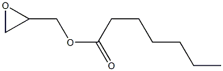  Heptanoic acid oxiranylmethyl ester